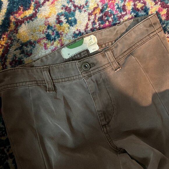 By Anthropologie Ona Skinny Leg Utility Pants Button Ankle size 25 - Picture 7 of 10